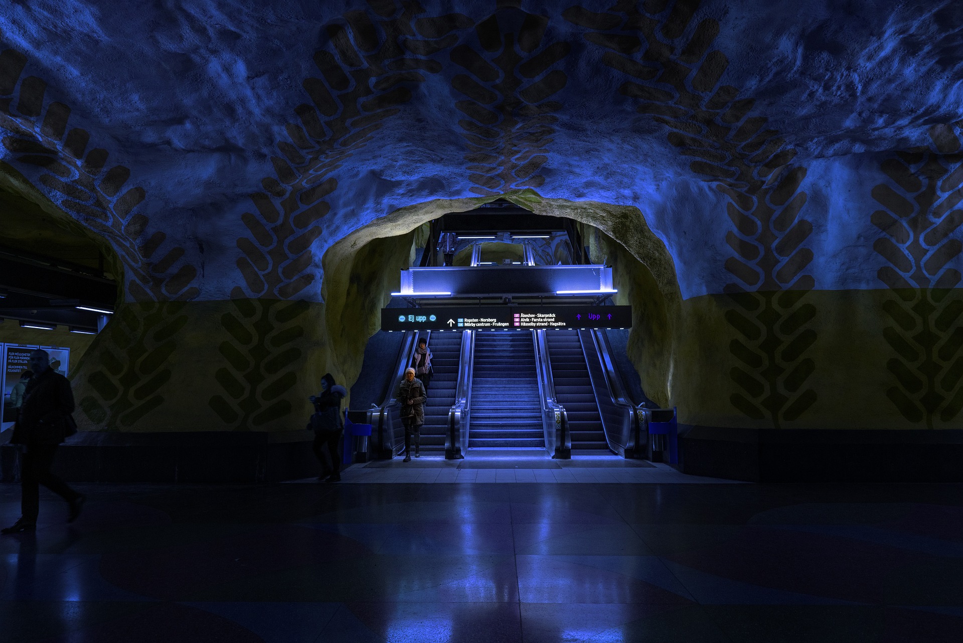 Stockholm Metro Bahnhof